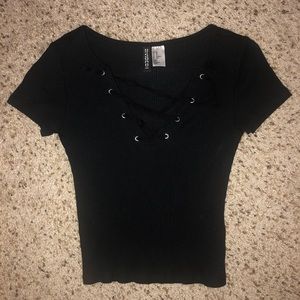 Black Crop Top